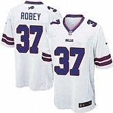 Nike Men & Women & Youth Bills #37 Robey White Team Color Game Jersey,baseball caps,new era cap wholesale,wholesale hats
